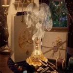 مبخرة نسمات الهدوء مبخرة ذهبية ملكية فاخرة من Quorvella